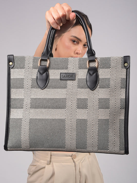 The Metro Check Tote