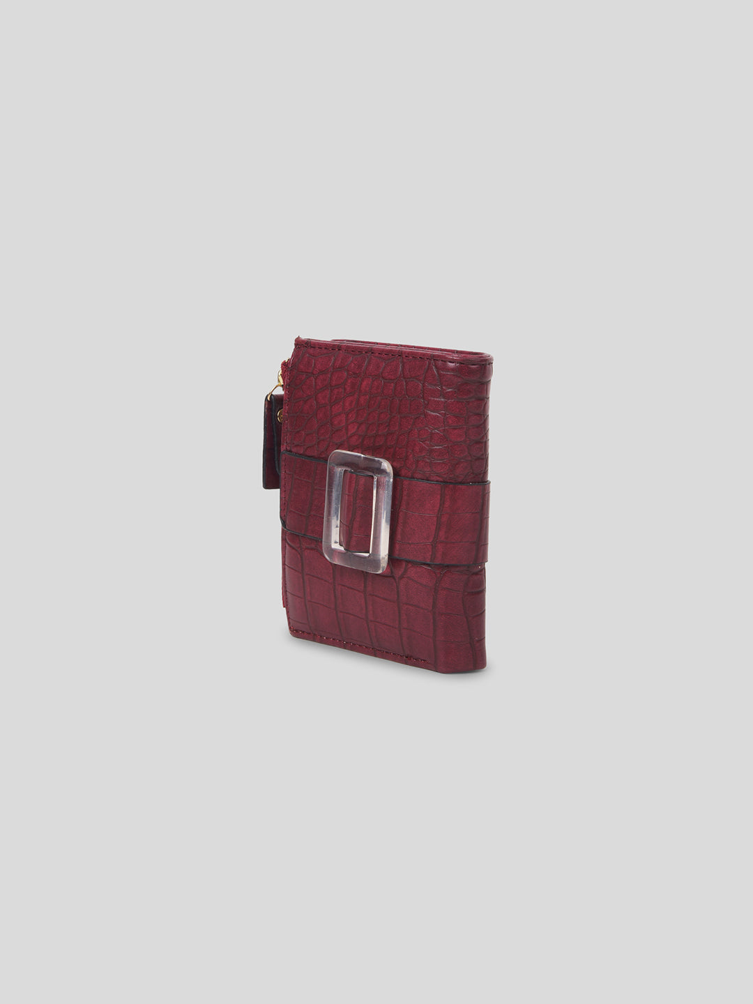 Croco Long Fold Wallet