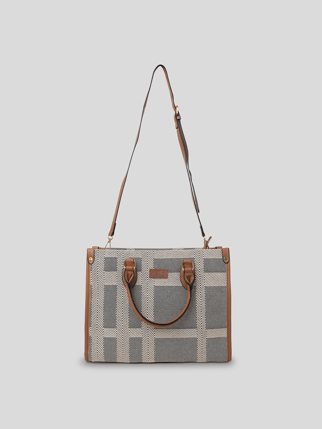 The Metro Check Tote