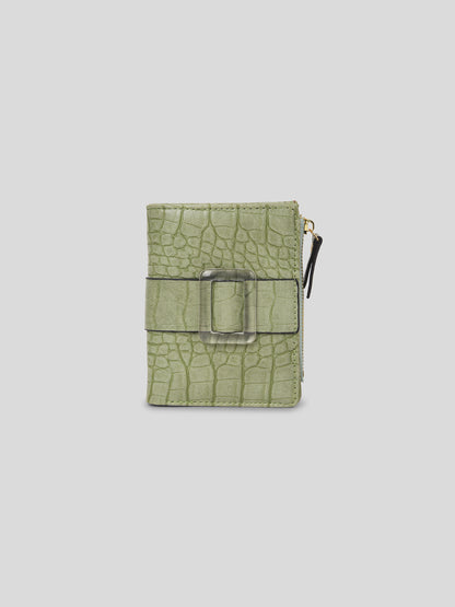 Croco Long Fold Wallet