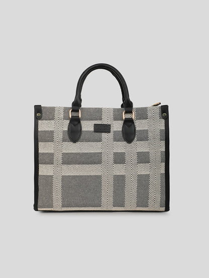 The Metro Check Tote