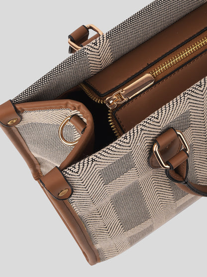 The Metro Check Tote