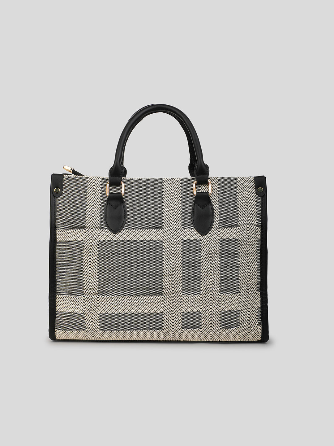 The Metro Check Tote