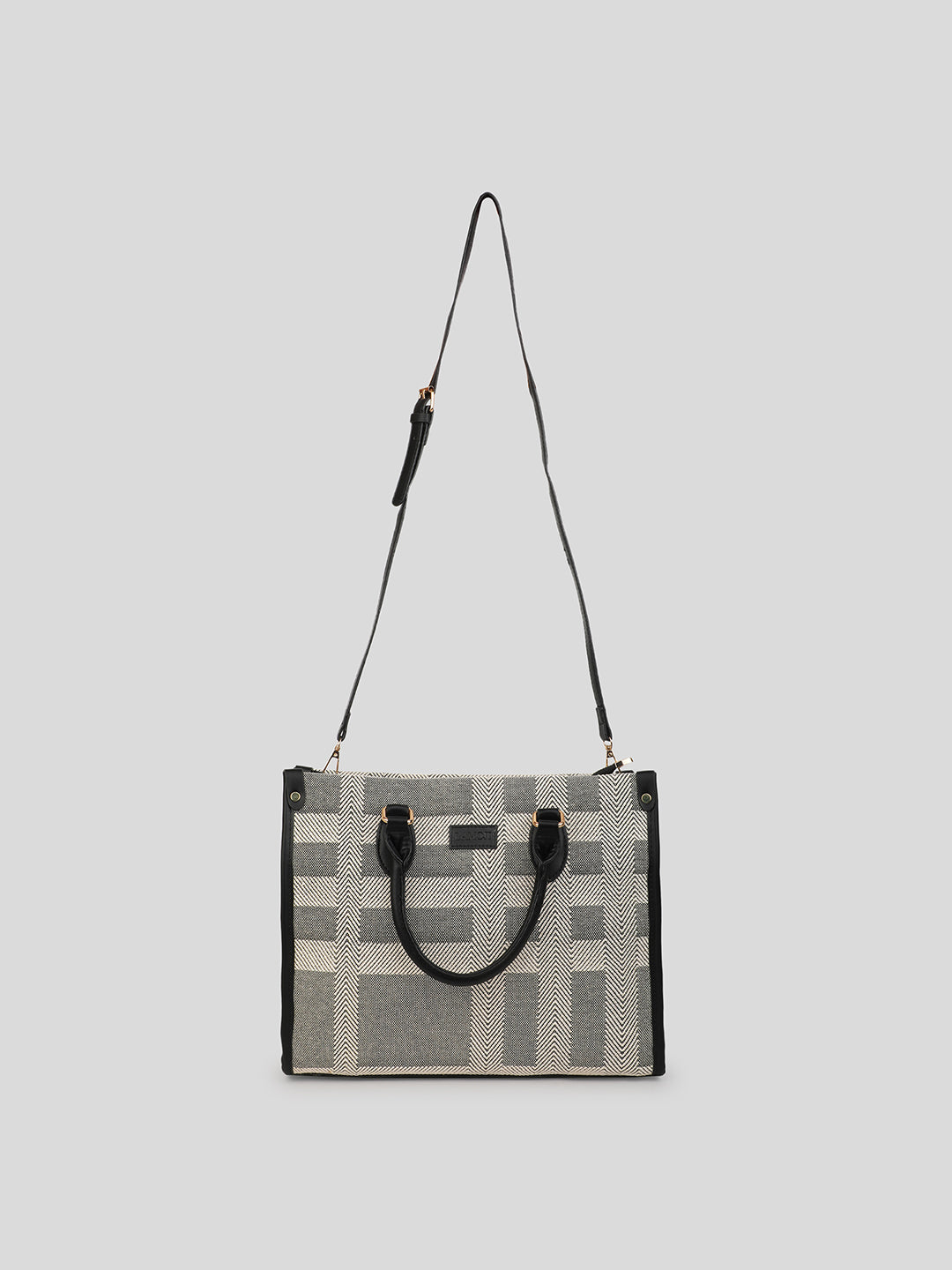 The Metro Check Tote