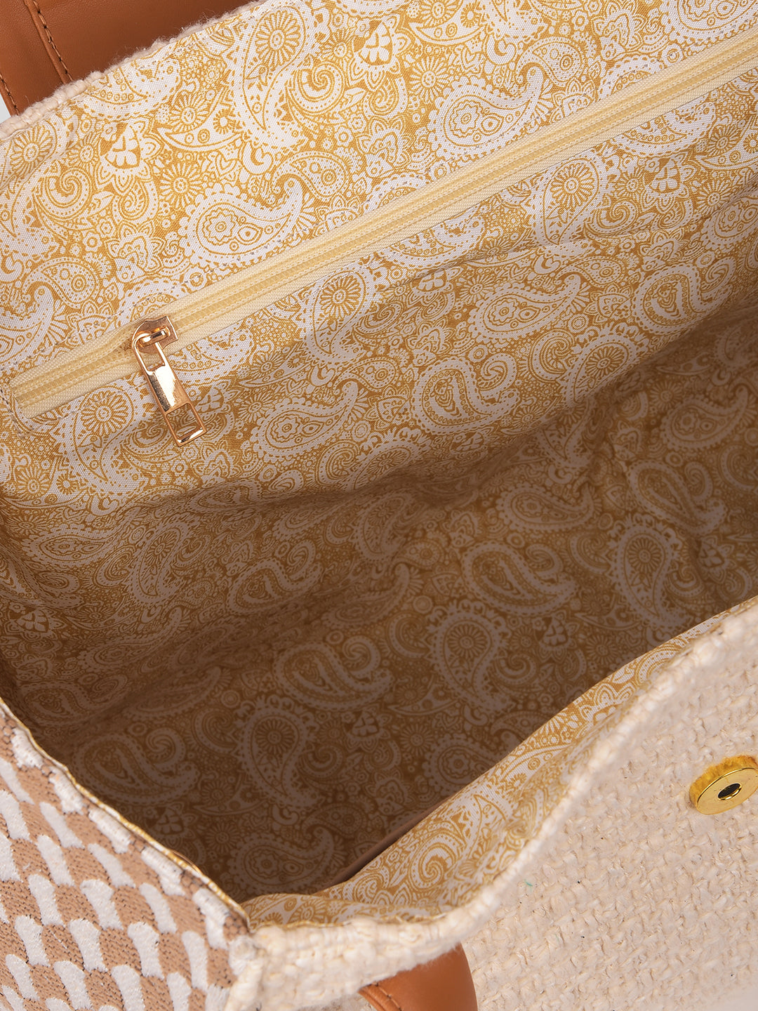 Soléa Woven Luxe Tote