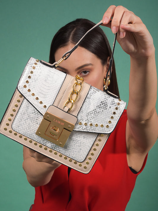 Serpent luxe satchel