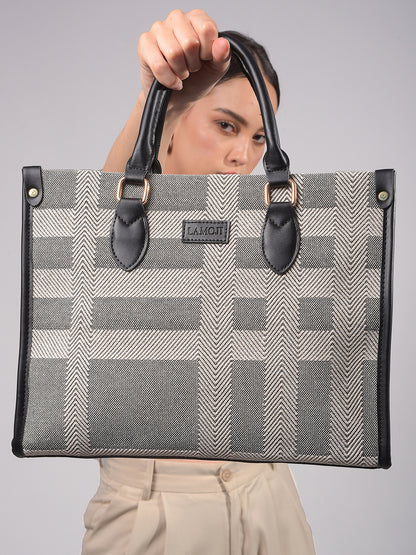 The Metro Check Tote