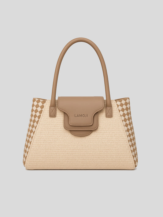 Soléa Woven Luxe Tote