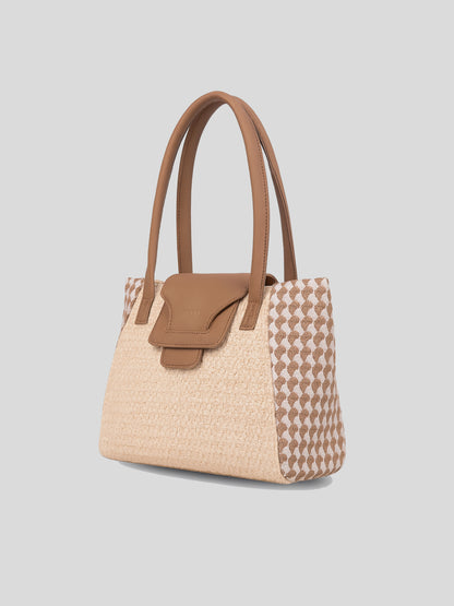 Soléa Woven Luxe Tote